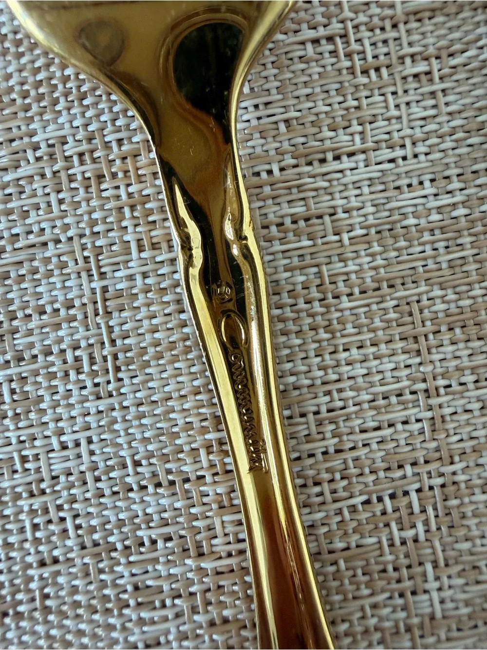 GOLDEN AFFECTION by Oneida - 5 Piece Place Setting - Electroplated